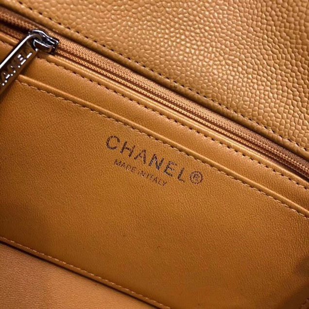 CHANEL Original Classic Handbag 1116 yellow