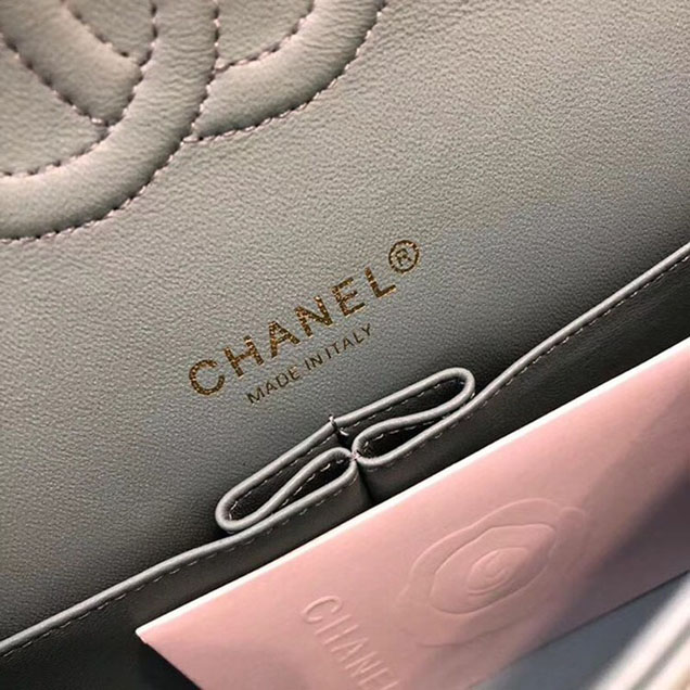 Chanel Flap Shoulder Bag Original sheepskin Leather A1112 Light green gold chain