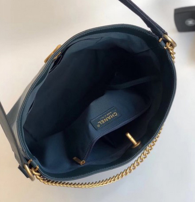 Chanel Button Up Hobo Bag A57573/A57576 Green 2018