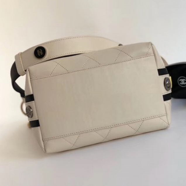 Chanel Button Up Hobo Bag A57573/A57576 Creamy 2018