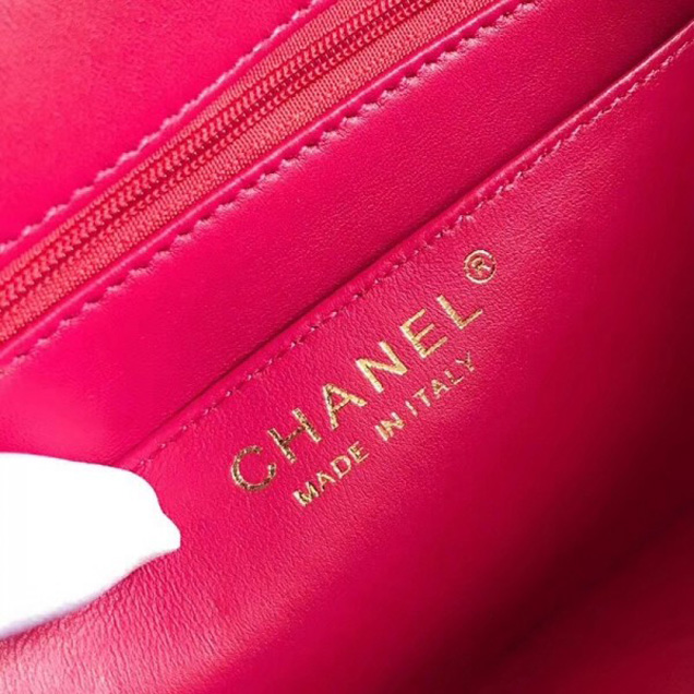 Chanel Tweed/Braid Classic Medium Flap Bag Rosy A57698 2018 Collection