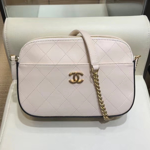 Chanel Camera Case A57575 Creamy