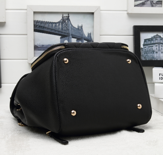 Chanel Grained Calfskin Business Affinity Backpack Bag A93748 Black