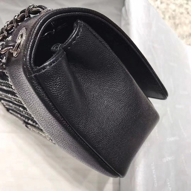 Chanel Small Mademoiselle Flap Bag Sheepskin Weave
