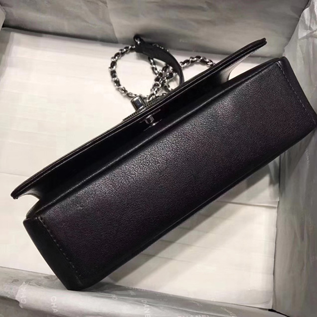 Chanel Small Mademoiselle Flap Bag Sheepskin Weave