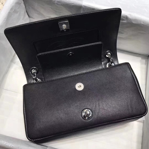Chanel Small Mademoiselle Flap Bag Sheepskin Weave
