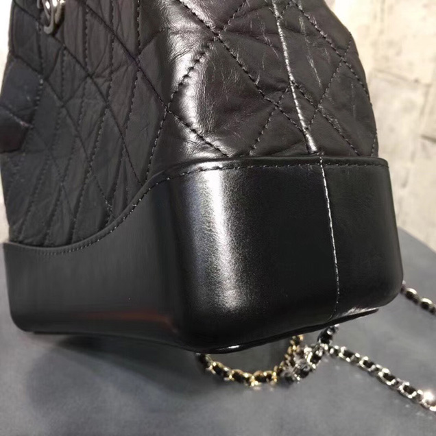 Chanel Gabrielle Backpack Bag A94485 Black 2018