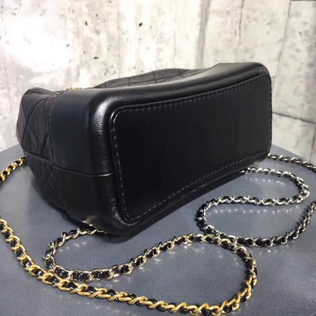 Chanel Gabrielle Backpack Bag A94485 Black 2018