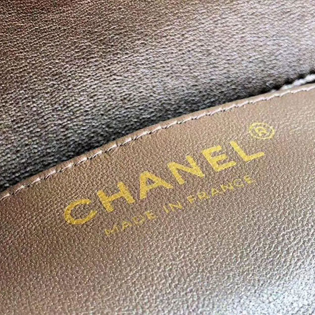 Chanel Mini Flap Bag A35200 Gold Lambskin Gold-Tone Metal
