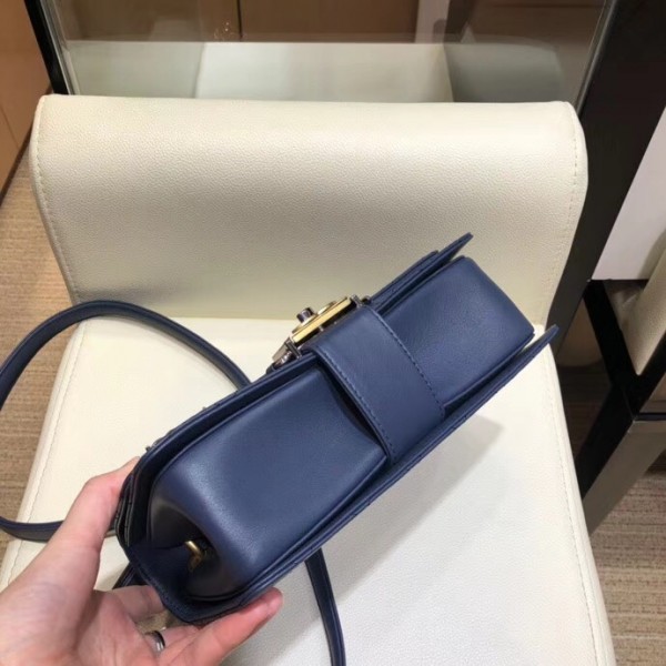 Chanel Calfskin Small Flap Bag A57577 Blue 2018