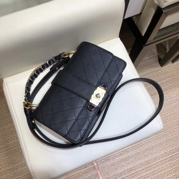 Chanel Calfskin Small Flap Bag A57577 Black 2018
