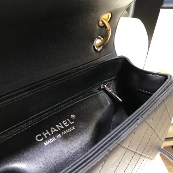 Chanel Calfskin Medium Flap Bag A57578 Black 2018