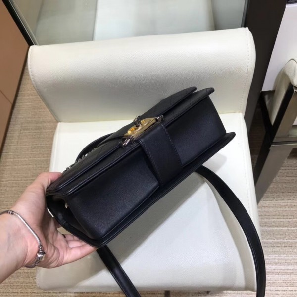 Chanel Calfskin Medium Flap Bag A57578 Black 2018