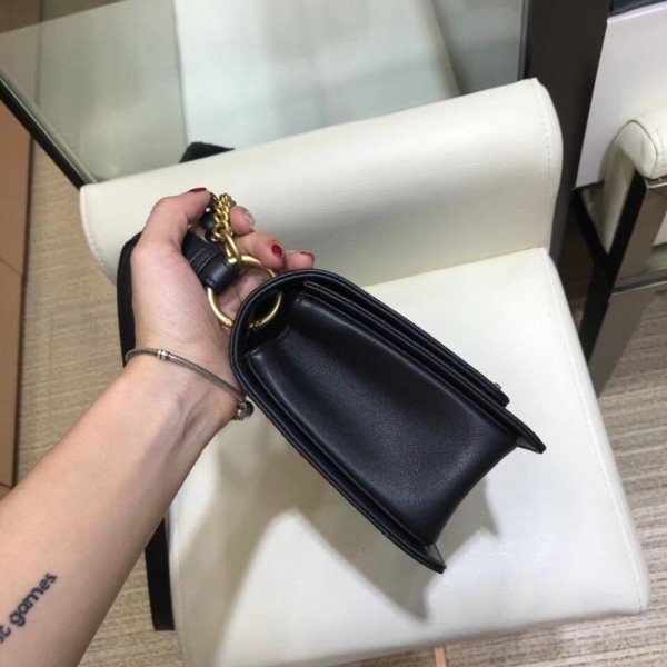 Chanel Calfskin Medium Flap Bag A57578 Black 2018