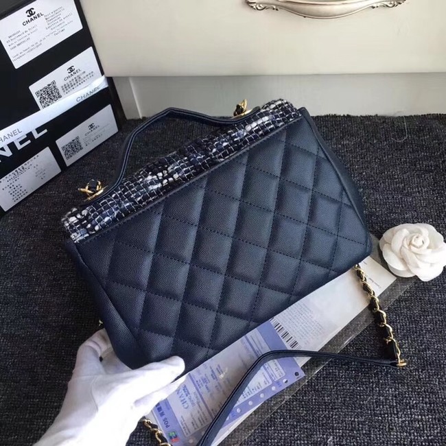 Chanel Flap Shoulder Bag Original Leather A55814 blue