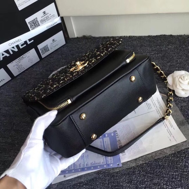 Chanel Flap Shoulder Bag Original Leather A55814 black 