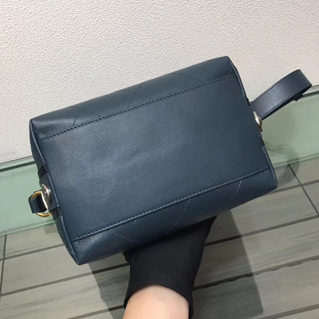 Chanel Button Up Calfskin & Grosgrain Hobo Handbag A57573 Paon 2018