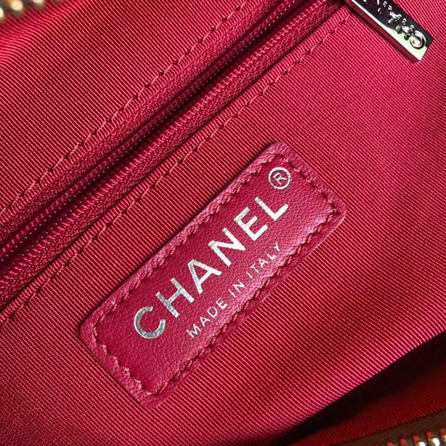 Chanel Gabrielle Large Hobo Bag A93825 Gray Aged Calfskin Smooth Calfskin