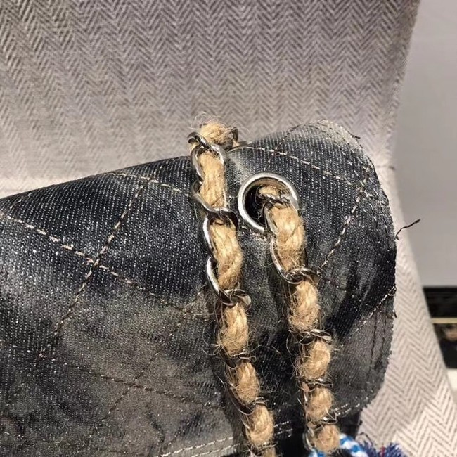 Chanel Flap Bag Original Denim D1112 grey 