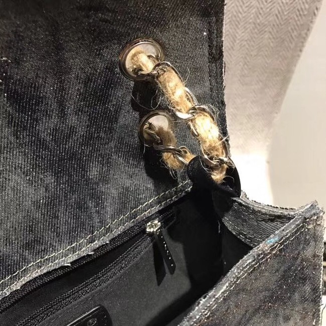 Chanel Flap Bag Original Denim D1112 grey 