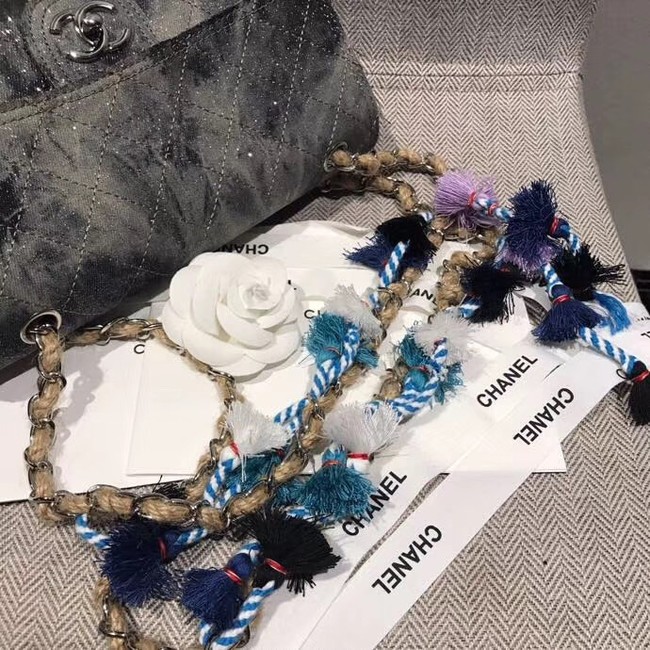 Chanel Flap Bag Original Denim D1112 grey 
