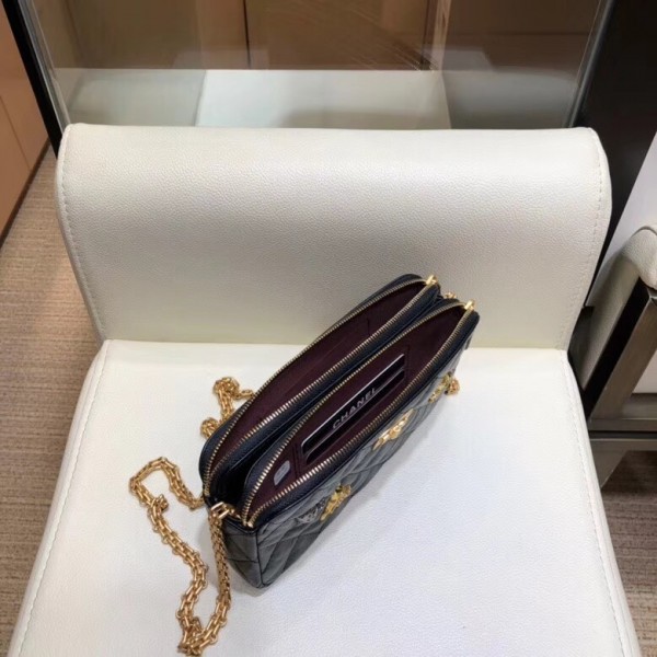 Chanel 2.55 Reissue Aged Calfskin Clutch with Chain Bag A70953 Charms 2018