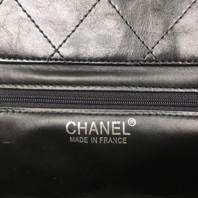 Chanel Flap Bag Shearling Lambskin & silver-Tone Metal 3378 black 
