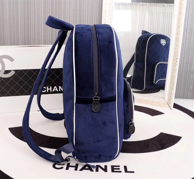 CHANEL Backpack A57594 blue 