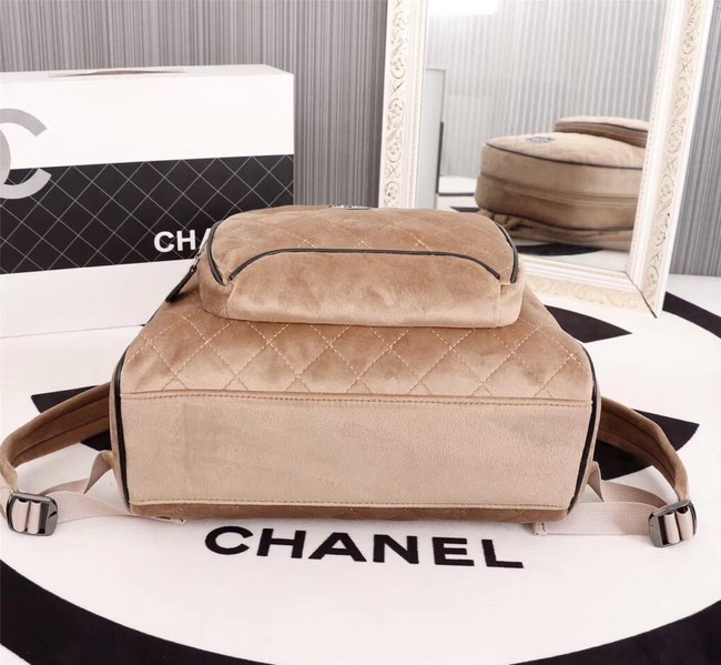 CHANEL Backpack A57594 apricot 
