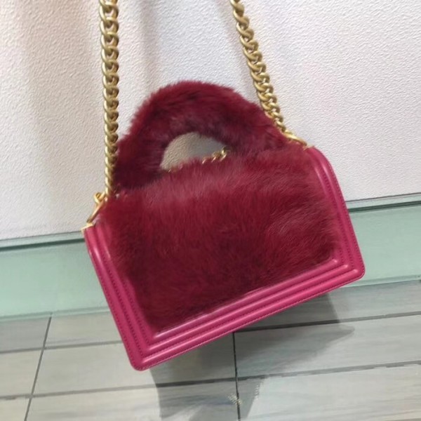 Chanel Boy Orylag Old Medium Flap Bag Burberrygundy 2018 Collection