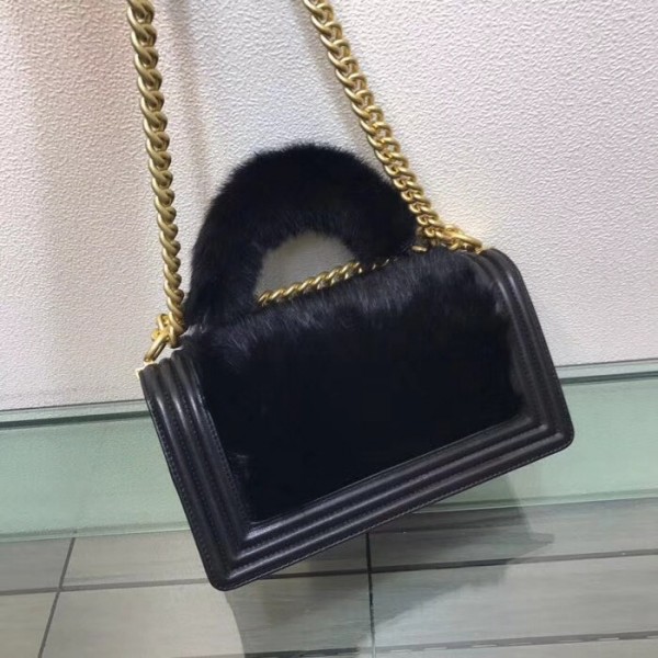 Chanel Boy Orylag Old Medium Flap Bag Black 2018 Collection
