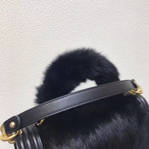 Chanel Boy Orylag Old Medium Flap Bag Black 2018 Collection