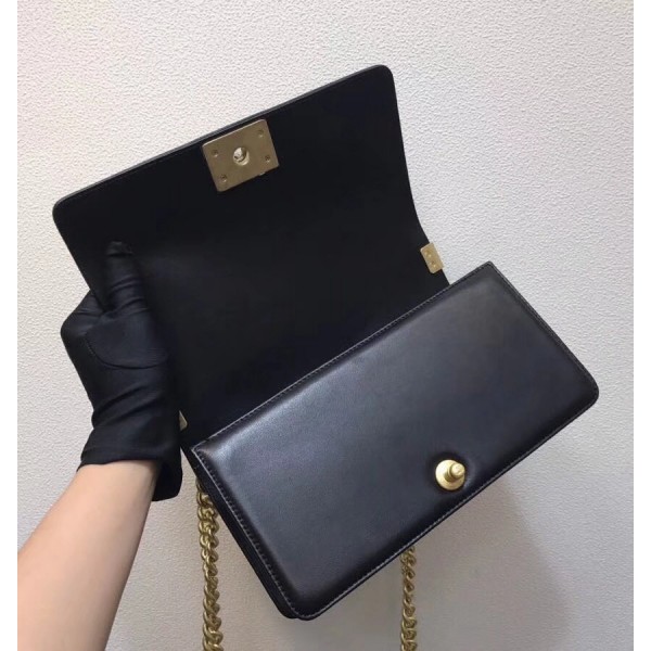Chanel Boy Orylag Old Medium Flap Bag Black 2018 Collection