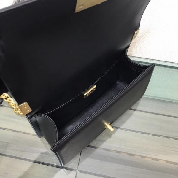 Chanel Boy Orylag Old Medium Flap Bag Black 2018 Collection