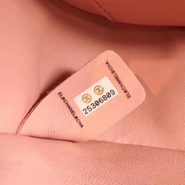 Chanel Python Classic Small Flap Bag Pink 2018 Collection