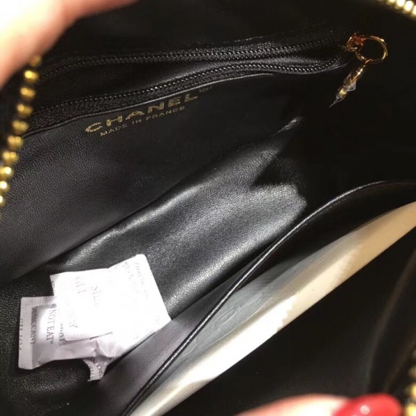 Chanel Grained Calfskin Small Camera Case Bag AS0000 Black 2018
