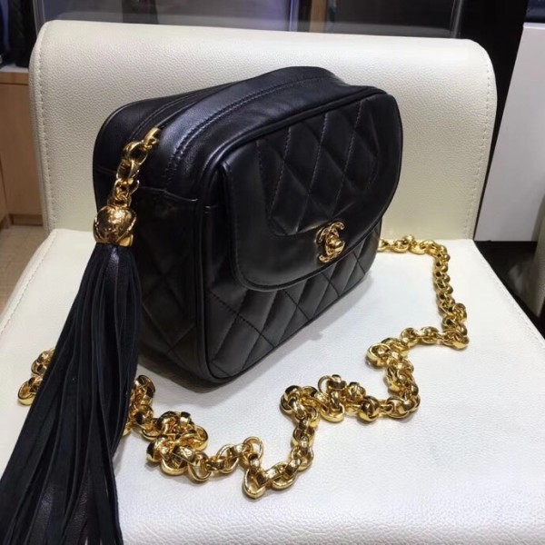 Chanel Lambskin Small Camera Case Bag AS0000 Black 2018