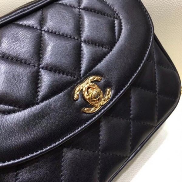 Chanel Lambskin Small Camera Case Bag AS0000 Black 2018