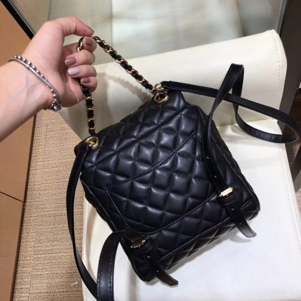 Chanel Lambskin Quilting Small Backpack Black 2019