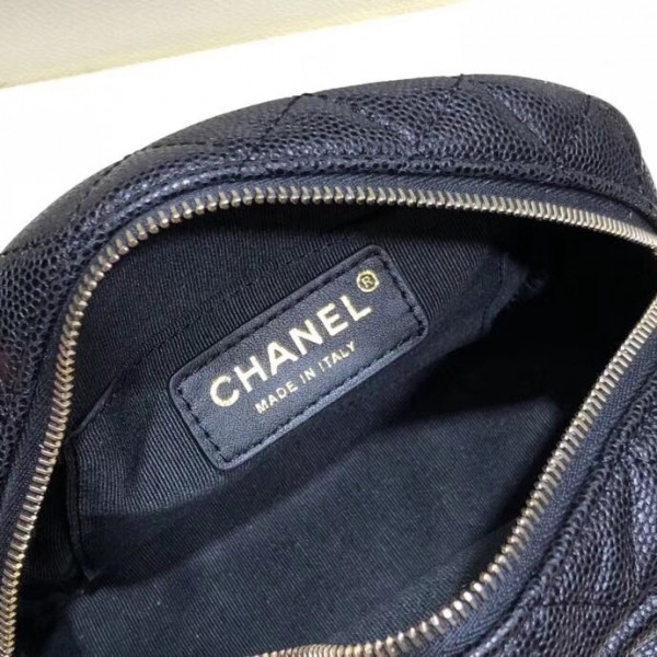 Chanel Grained Calfskin Small Camera Case Bag AS0005 Black 2019