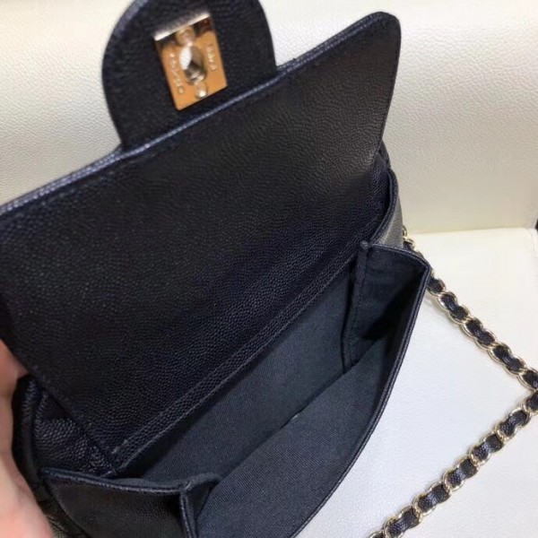 Chanel Grained Calfskin Large Camera Case Bag AS0006 Black 2019