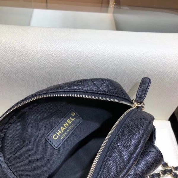 Chanel Grained Calfskin Large Camera Case Bag AS0006 Black 2019