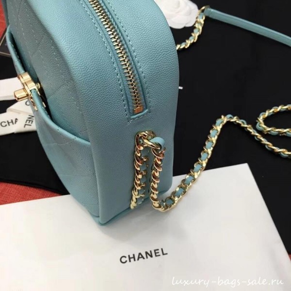Chanel Casual Trip North/South Camera Case Bag AS0139 Light Green 2019