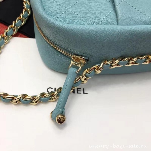 Chanel Casual Trip North/South Camera Case Bag AS0139 Light Green 2019