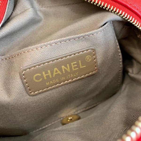 Chanel Casual Trip North/South Camera Case Bag AS0139 Red 2019