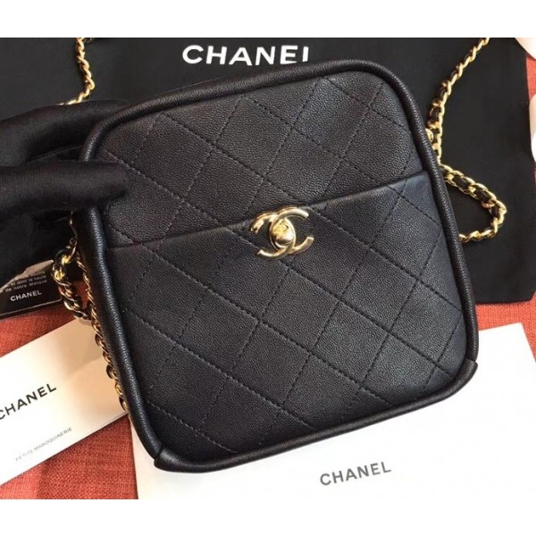 Chanel Casual Trip North/South Camera Case Bag AS0139 Black 2019