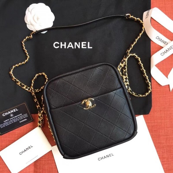 Chanel Casual Trip North/South Camera Case Bag AS0139 Black 2019