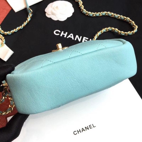 Chanel Casual Trip Small Camera Case Bag AS0137 Light Green 2019