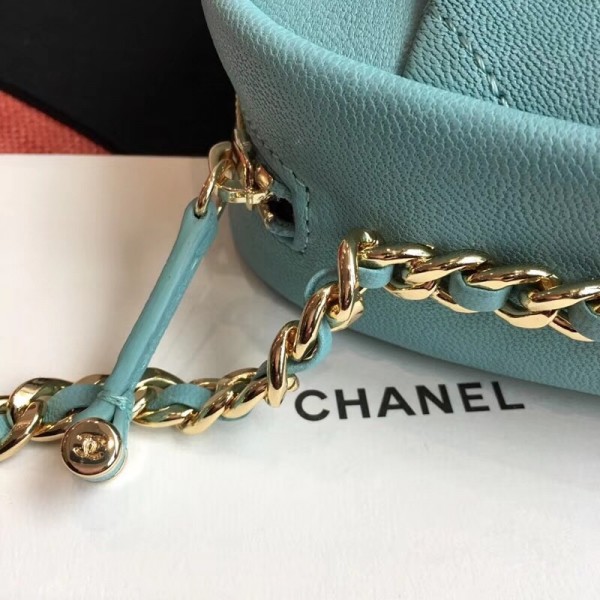Chanel Casual Trip Small Camera Case Bag AS0137 Light Green 2019