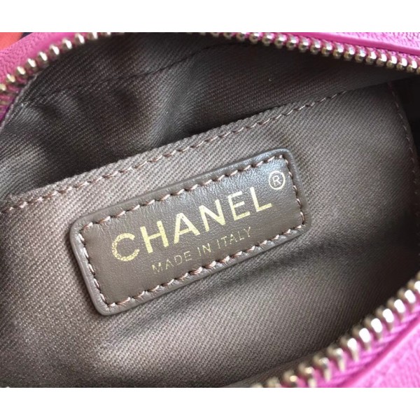 Chanel Casual Trip Small Camera Case Bag AS0137 Dark Pink 2019